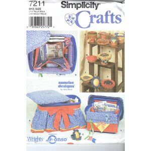 Simplicity Crafts Sewing Pattern‎ 7211 for Sewing Room Accessories